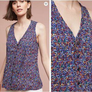 Multicolor Sleeveless Women's Top